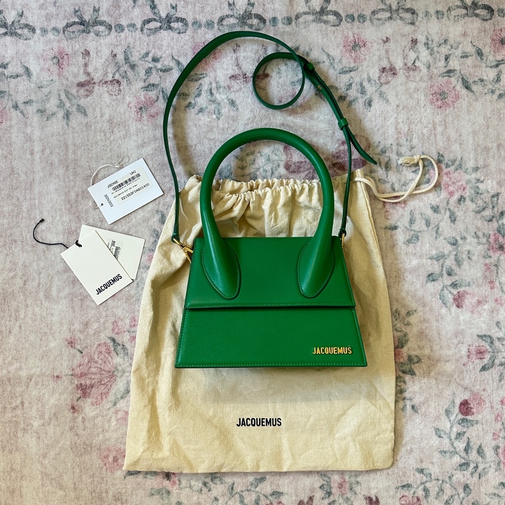 Green Jacquemus Le Grand Chiquito Bag